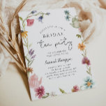Wildflower Tea Bridal Shower Invitation at Zazzle