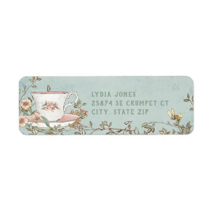 Wildflower Tea Party Label