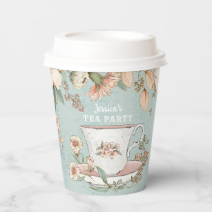 Wildflower Tea Party Paper Cup