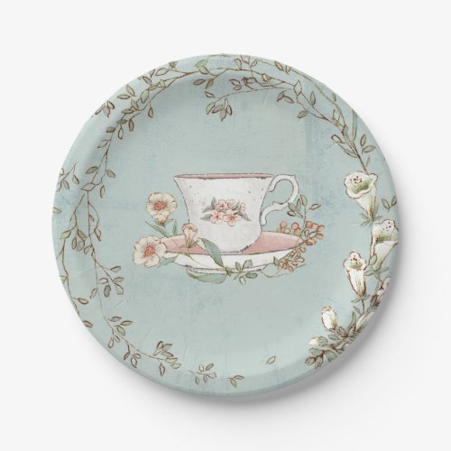 Wildflower Tea Party Paper Plates