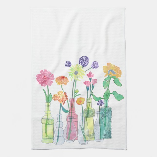 Wildflower Tea Towel (Vertical)