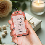 Wildflower Terracotta Baby Shower Thank You Favor Gift Tags