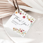 Wildflower Thank You Baby Shower Gift Tags<br><div class="desc">Watercolor Wildflower Bridal Shower Thank You,  Card. This card is characterized by wildflowers with two modern high-class fonts that shape the trends of the present and future festive events.</div>