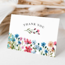 Wildflower Thank You Card