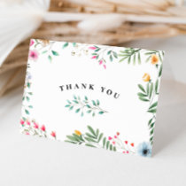 Wildflower Thank You Card