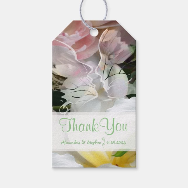 Wildflower Thank You Gift Tags (Front)