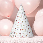 Wildflower Theme Birthday Party Wild One  Party Hat<br><div class="desc">Wildflower Theme Birthday Party Wild One Party Hat</div>