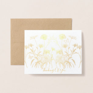 Wildflower Thinking Of You Foil Card
