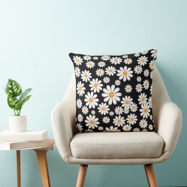 Wildflower Throw Pillow (Chair)