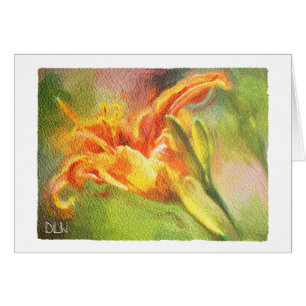 Wildflower Tiger Lily/ Floral/Watercolor Look Cards
