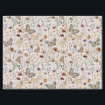 Wildflower Tissue Paper<br><div class="desc">This stylish & elegant tissue paper features gorgeous hand-painted watercolor wildflowers arranged in a lovely pattern perfect for spring,  summer,  or fall weddings. Find matching items in the Boho Wildflower Bridal Shower Collection.</div>