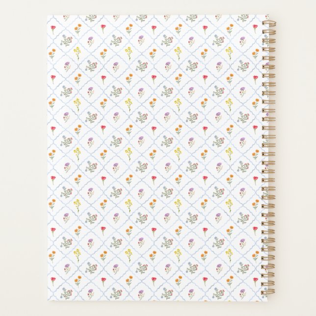Wildflower Trellis | Planner (Back)