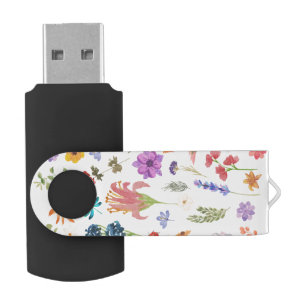 Wildflower USB Swivel Flash Drive