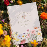Wildflower Wanderlust Cute Watercolor Florals Planner<br><div class="desc">Our beautiful country meadow watercolor field wildflowers are handpainted with love. We've selected a beautiful light color palette to create an elegant and calm mood. Our watercolor wildflowers are arranged to create this beautiful arrangement. Perfect for planning your year. Design features are personalized text, name and year. Our wildflowers illustrations...</div>