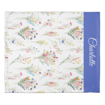  Wildflower Watercolor botanical Pattern Name 