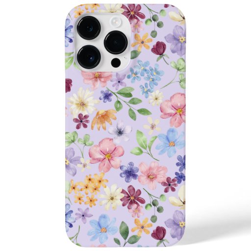 Wildflower Watercolor Case-Mate iPhone 14 Pro Max Case