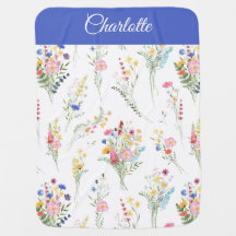 Wildflower Watercolor Floral Pattern Name