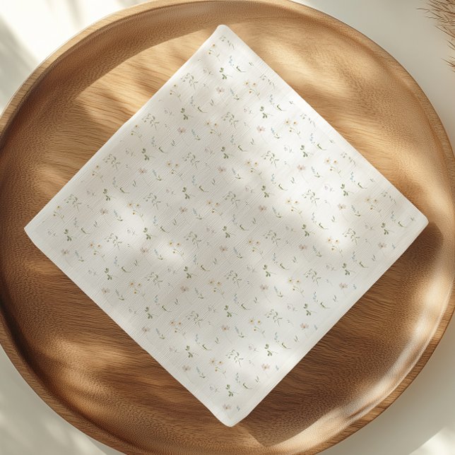 Wildflower Watercolor Floral Spring Summer Napkins (Creator Uploaded)