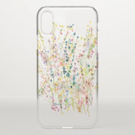 Wildflower Watercolor Iphone Xs Case