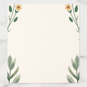 Wildflower Wedding A7 Envelope Liner