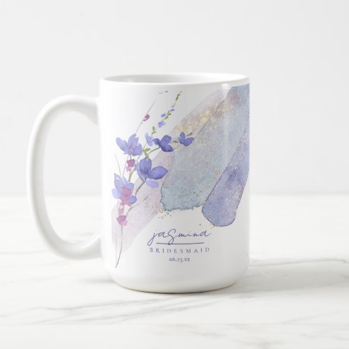 Wildflower Wedding Bridesmaid Peri ID954 Coffee Mug