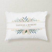 Wildflower Wedding Date Keepsake Couple Name