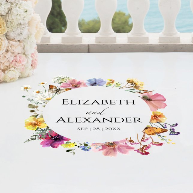 Wildflower Wedding Entrance Dance Floor Decals (Creator Uploaded)