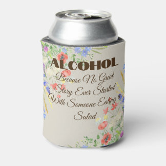Wildflower Wedding Huggie Can Cooler