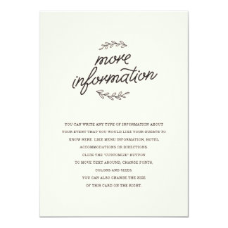 Wedding Inserts Invitations Announcements Zazzle Wildflower Wedding Insert Card