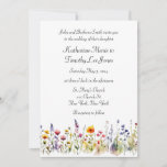 Wildflower Wedding Invitation