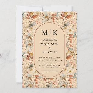 Wildflower  Wedding Invitation