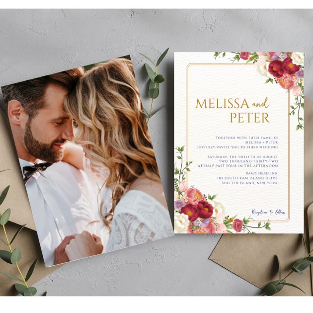 Wildflower Wedding Invitation (Creator Uploaded)