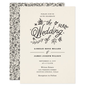 Wildflower Wedding Invitations Zazzle Wildflower Wedding Invitation