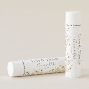 Wildflower Wedding Lip Balm