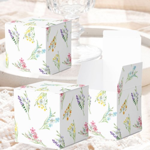 Wildflower Wedding Pretty Meadow Flower Favor Boxes