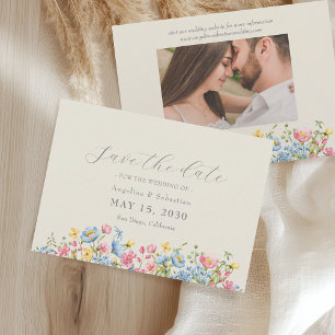 Wildflower Wedding Save The Date