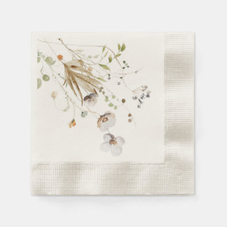 Wildflower Wedding Shower Napkins