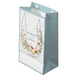 Wildflower Wedding Small Gift Bag