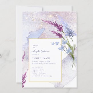 Wildflower Wedding Watercolor Bridal Sh Peri ID954