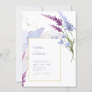 Wildflower Wedding Watercolor Peri ID954