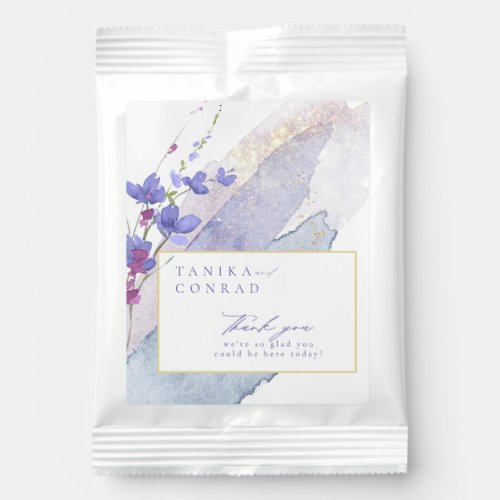 Wildflower Wedding Watercolor Thank You Peri ID95 Margarita Drink Mix