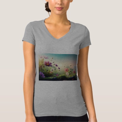 Wildflower Whimsy Nature_Inspired T_Shirt