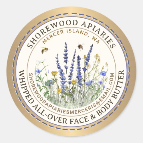 WILDFLOWER WHIPPED BODY BUTTER PRODUCT LABEL 