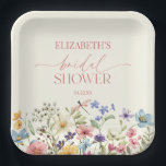 Wildflower Wild Flower Floral Bridal Shower Paper Plates<br><div class="desc">This is a Wildflower Wild Flower Floral Bridal Shower Paper Plates!</div>