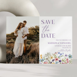 Wildflower Wild Flower Floral Garden Photo Wedding Save The Date