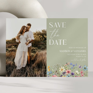Wildflower Wild Flower Floral Garden Photo Wedding Save The Date