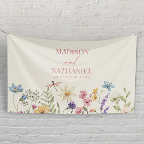 Wildflower Wild Flower Floral Garden Wedding Banner
