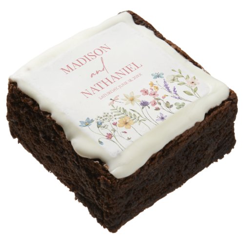 Wildflower Wild Flower Floral Garden Wedding Brownie