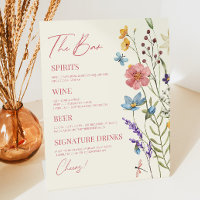 Wildflower Wild Flower Floral Wedding Bar