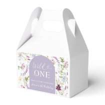 Wildflower Wild ONE Butterfly Garden Party Gable Favor Boxes